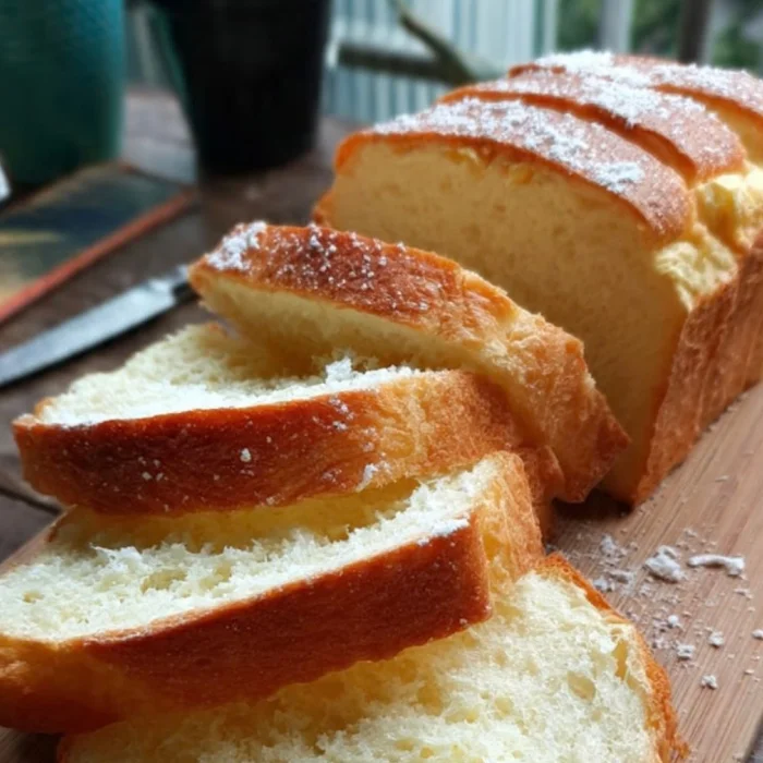 Pan de molde clásico de almendra y coco